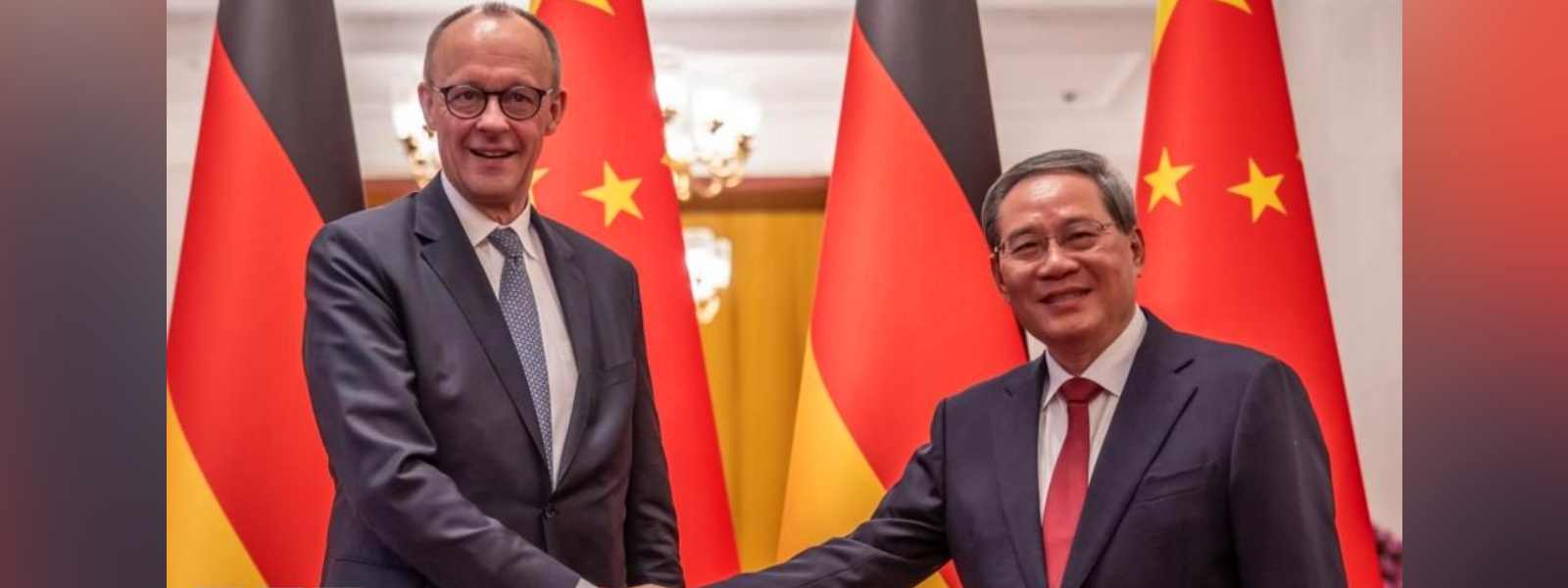 චීන සංචාරය අරඹමින් ජර්මානු චාන්සලර් ‍චීනයට..